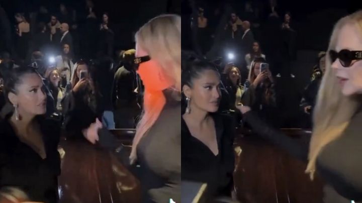 Se filtra nuevo VIDEO del momento en que Nicole Kidman empujaría a Salma Hayek