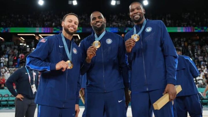 "Fue todo y más"; LeBron James sobre formar equipo con Steph Curry en París 2024