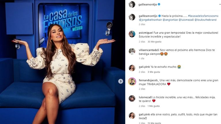 Galilea Montijo se despidió de LCDLF México