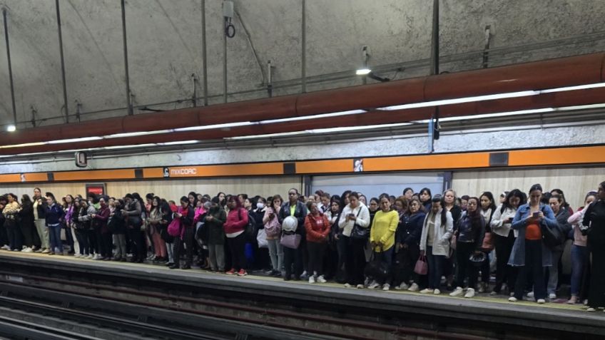 Caos en el Metro de la CDMX: Reportan desalojo en la Línea 7 y retrasos de 25 minutos