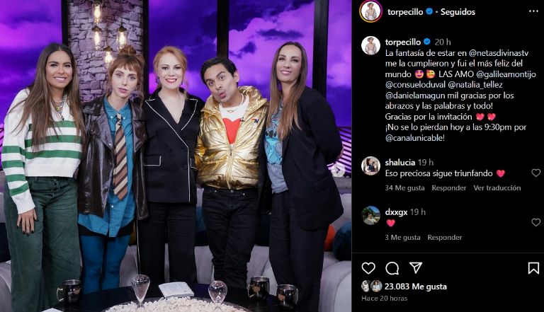 Ricardo Peralta se une a Netas Divinas