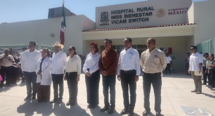 Alfonso Durazo supervisa avances del Hospital IMSS-Bienestar en Vícam