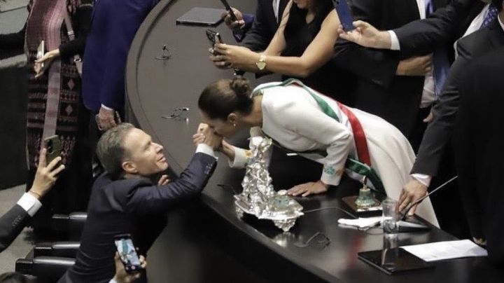 "No hagan reverencia a corruptos": Lilly Téllez critica beso que Sheinbaum le dio a Velasco