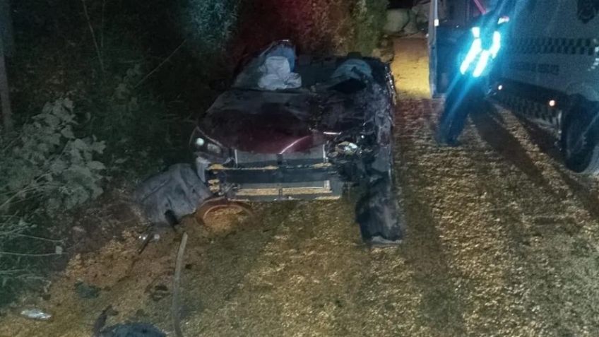 Accidente en la autopista Siglo XXI deja dos muertos; la tuvieron que cerrar