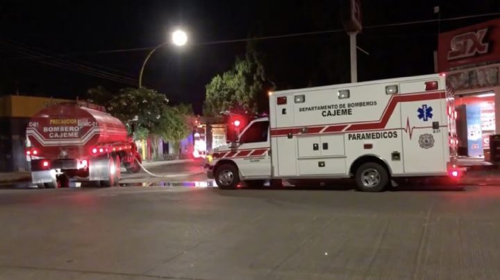 Voraz incendio en el Centro de Ciudad Obregón causa pánico y moviliza a las autoridades