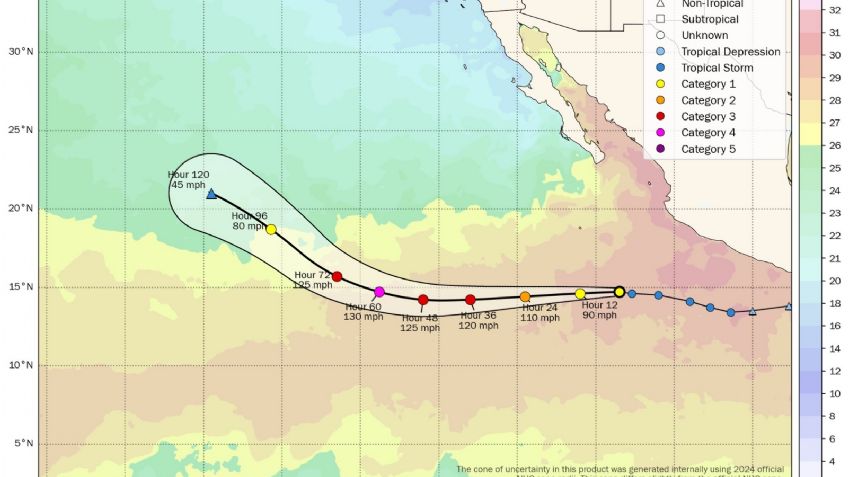 Tormenta Kristy se convierte en huracán y Nadine deja estragos en el sureste de México