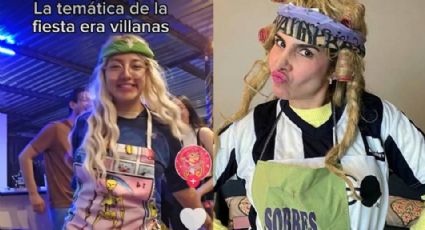 Le dijeron que se disfrazara de villana y fue como Karla Panini; su cosplay se hace viral