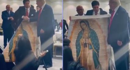 Eduardo Verástegui regala imagen de Virgen a Donald Trump: "Nos mantiene unidos"