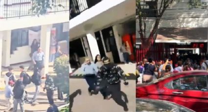 VIDEO: Encapuchados irrumpen en Cecyt 11 de CDMX y agreden a estudiantes y maestros