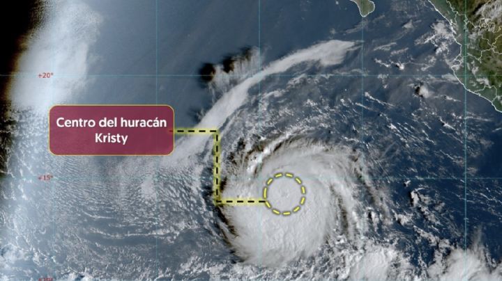 Huracán 'Kristy' evoluciona a categoría 3 HOY miércoles 23 de octubre: ¿Impactará en México?