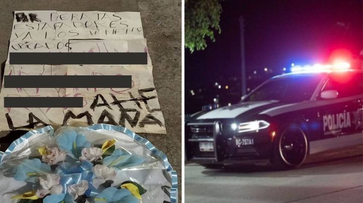 Dejan narcomensaje frente a periódico en Ensenada y amenazan a agente de la Fiscalía