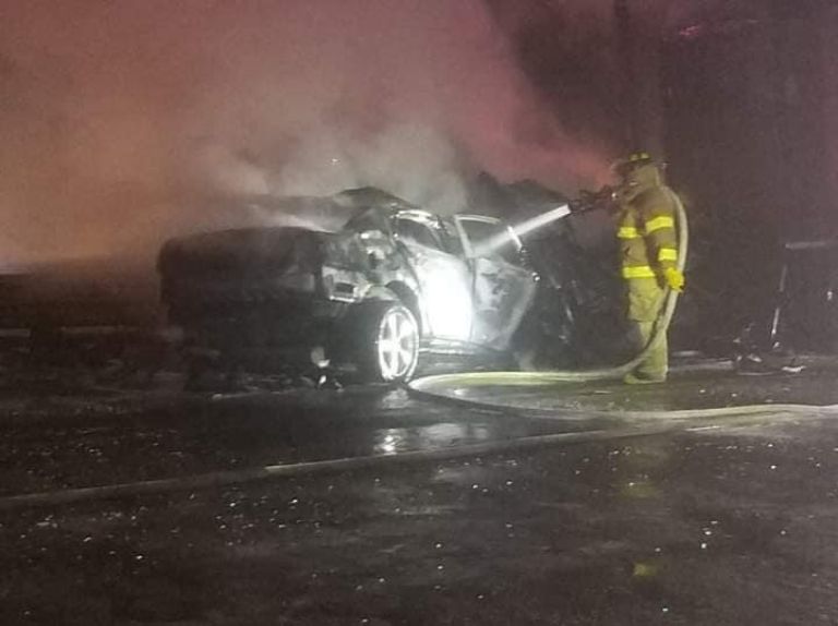 Choque en la Carretera Internacional de Sonora deja dos muertos. Foto: Facebook