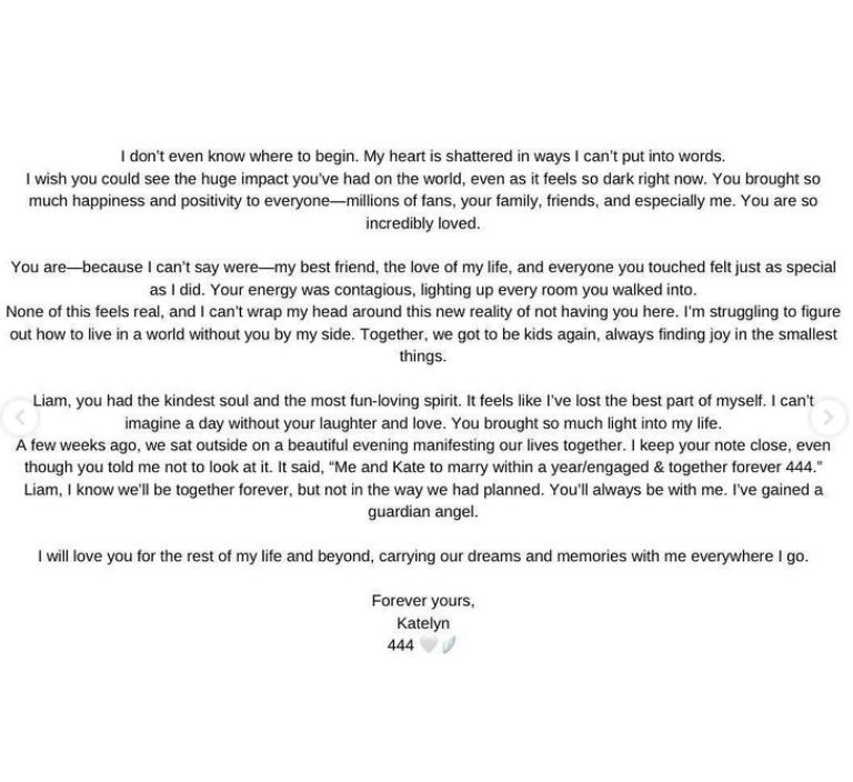 Kate Cassidy hace desgarradora confesión de Liam Payne