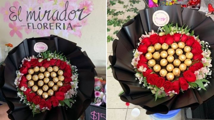 Delincuente roba ramo 'buchón' para regalárselo a su novia; florería los expone en redes