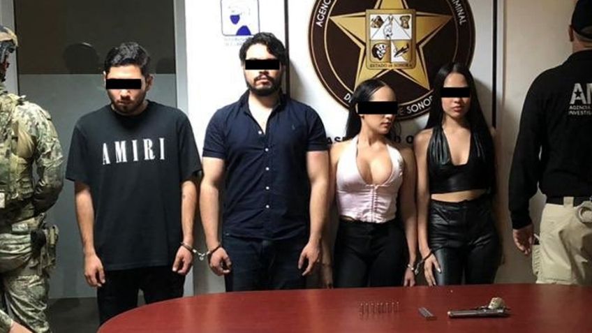 Caen cuatro personas tras persecución en Ciudad Obregón; les aseguran arma de fuego