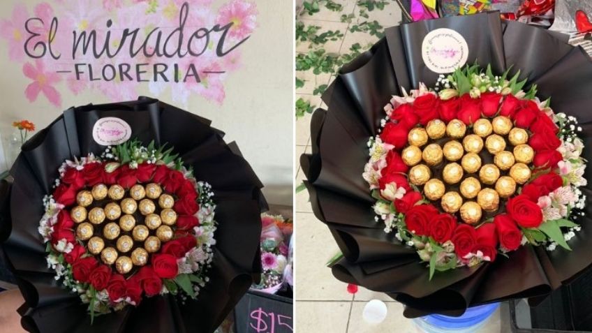 Delincuente roba ramo 'buchón' para regalárselo a su novia; florería los expone en redes