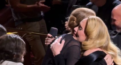 Adele rompe en llanto al ver a Celine Dion y la abraza durante encuentro en Las Vegas