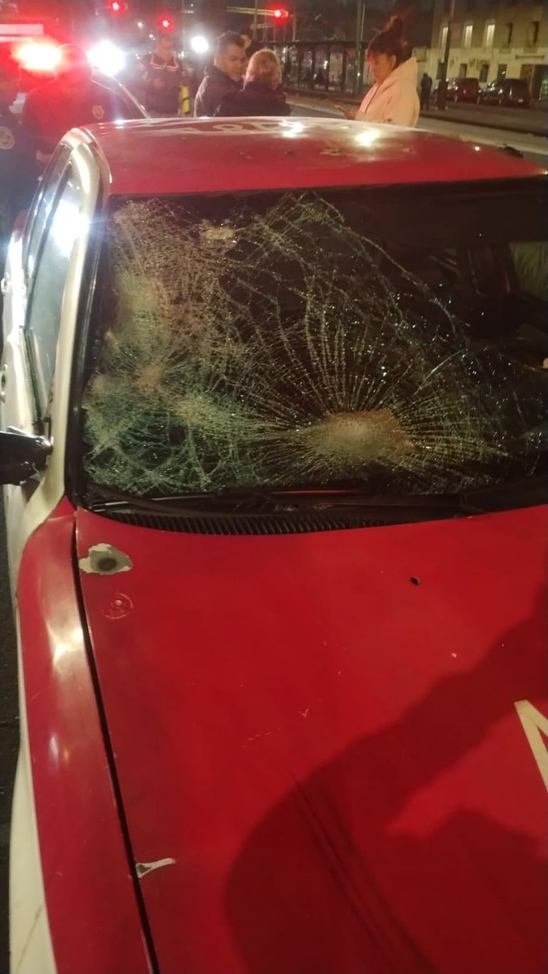 Accidente en Paseo de la Reforma moviliza a las autoridades. Foto: Facebook