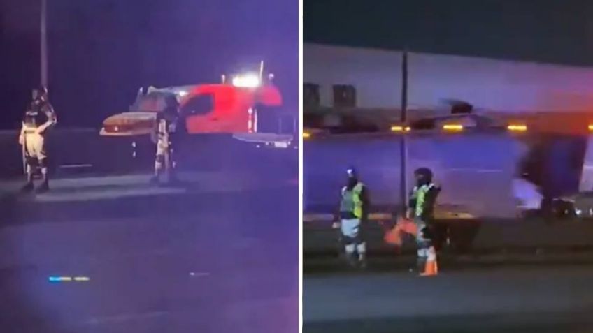 VIDEO: Con supuestas huellas de tortura, localizan dos cuerpos sobre la México-Puebla