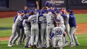 Foto ilustrativa de la nota titulada Con dedicatoria para Fernando Valenzuela: Los Dodgers son campeones de la Serie Mundial