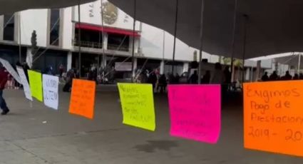 Caos en Ecatepec por bloqueos de trabajadores; marchas a la Cámara de DIputados