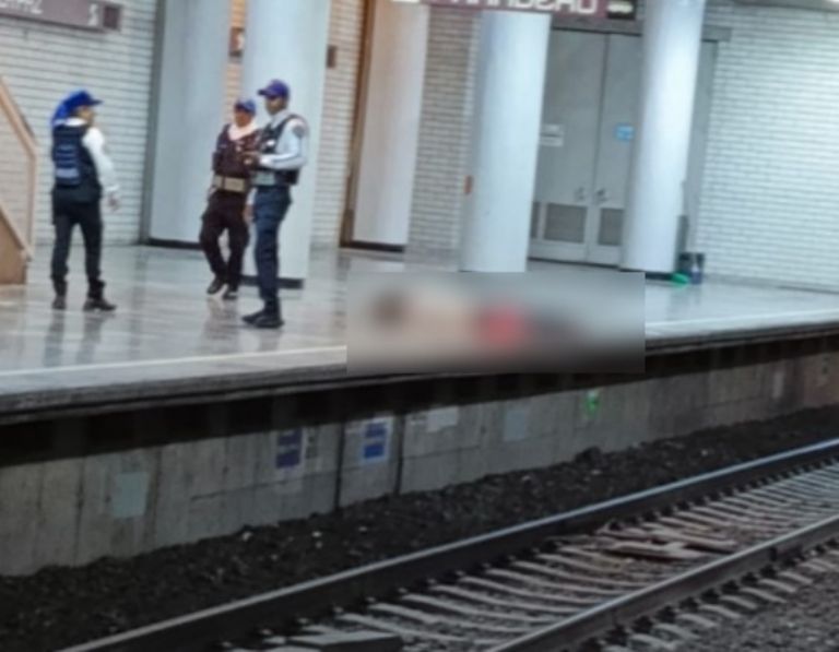 Muerto en Metro La Paz