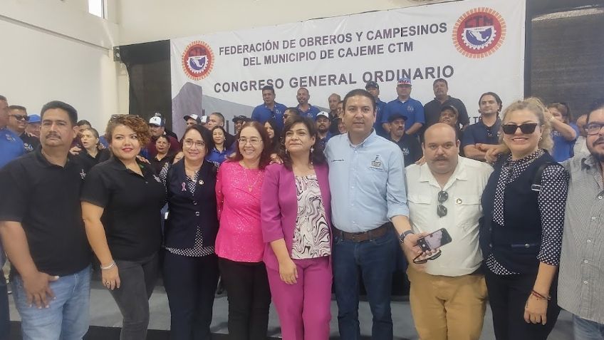 La CTM en Cajeme toma protesta a Silvia Godoy Vea como su nueva dirigente