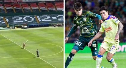 VIDEO: Hacen 'limpia' en el estadio de Club León antes del partido contra América