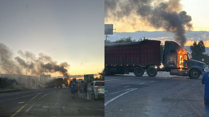 Civiles armados causan destrozos tras la detención de presunto líder del CJNG