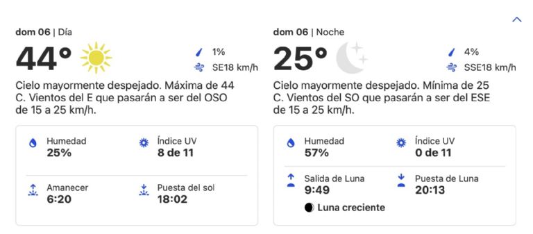 Clima en Hermosillo HOY domingo 6 de octubre. Foto: Conagua