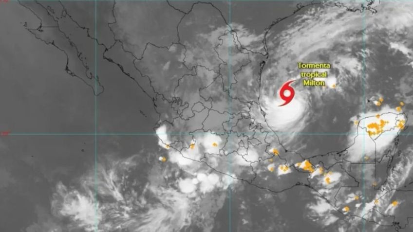 ¡Alerta! Tormenta Tropical 'Milton' evolucionará a Huracán; ¿afectará estados de México?