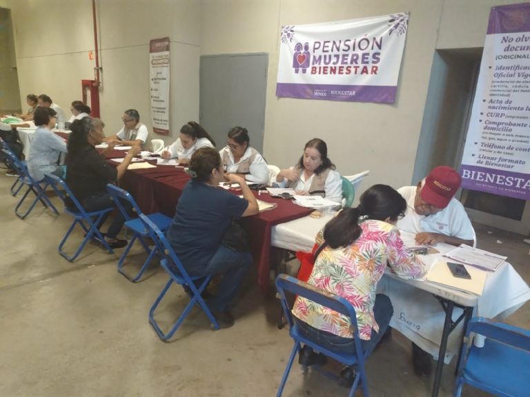 En Cajeme se registran mujeres para nuevo programa de bienestar ‘Pensión Mujeres Bienestar’