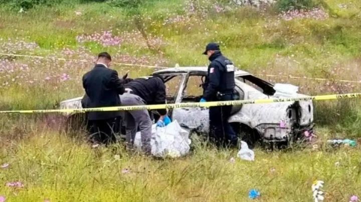 Jilotepec en foco rojo: Hallan 4 cuerpos calcinados y un cráneo dentro de un carro