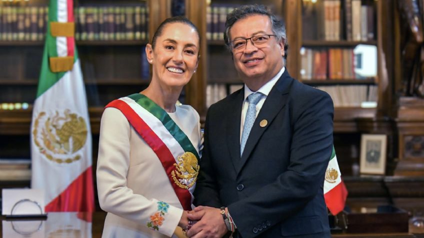 Sheinbaum envía mensaje a Gustavo Petro tras declaración de golpe de Estado en Colombia