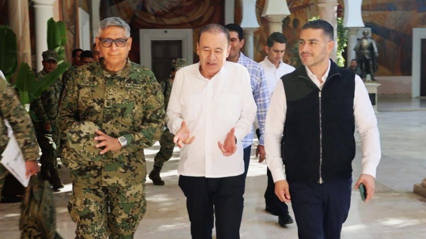 Alfonso Durazo se reúne en Sonora con secretario de Seguridad y secretario de Marina