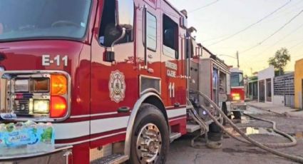 Código Rojo: Voraz incendio en Ciudad Obregón destruye negocio, vivienda y automóviles