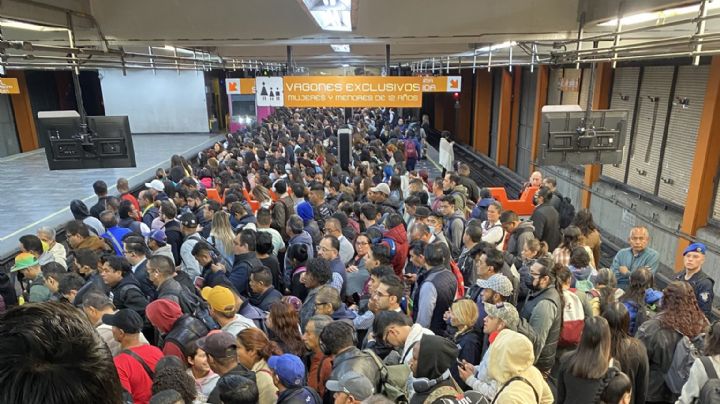 Reportan caos en el Metro de la CDMX: Línea 12 y 7 las principales afectadas por retrasos