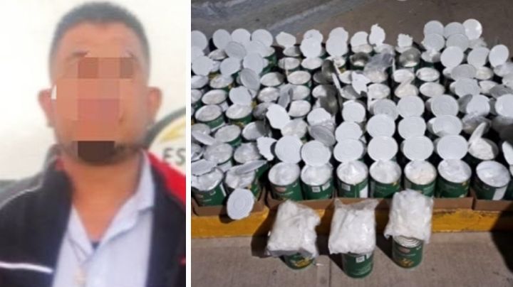 Descubren droga oculta en latas de chiles jalapeños en Sonora; hay un hombre detenido