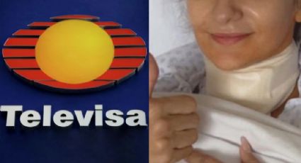 Lucha contra el cáncer: Tras acabar desfigurada, actriz vuelve a Televisa y llora con triste noticia