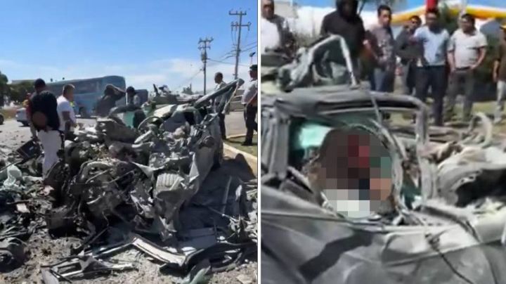 VIDEO: Conductor de un deportivo se impacta en la México-Pachuca y pierde la vida