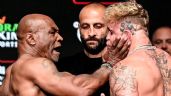Foto ilustrativa de la nota titulada El excampeón mundial de los pesados Mike Tyson golpea a Jake Paul, a tan solo horas de su pelea