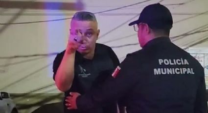 (FUERTE VIDEO) Jefe de la Policía en Cancún amenaza a un reportero: "Te voy a matar, perro"