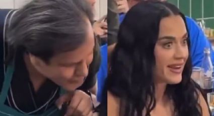 VIDEO: Señalan a empleado de taquería de acosar a Katy Perry; la intentó besar