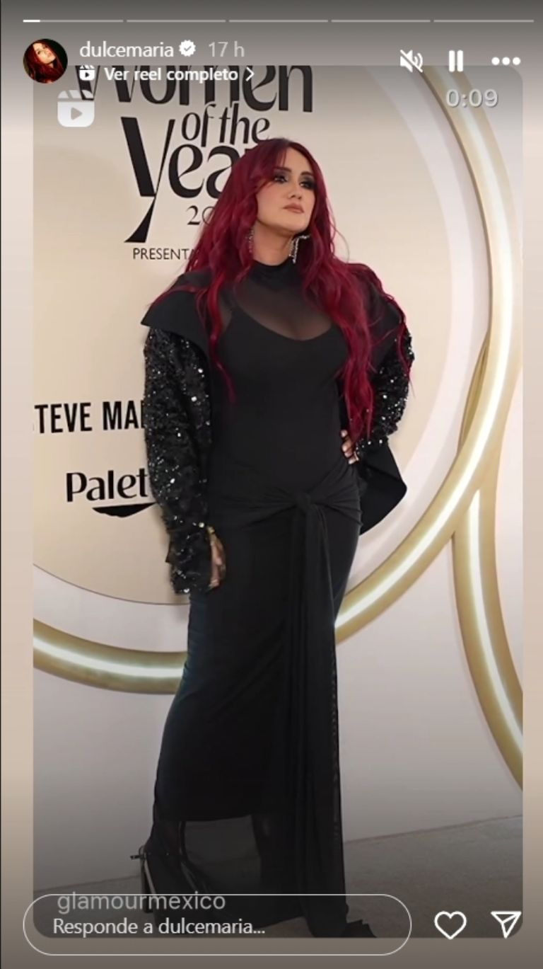 Dulce María en el evento de 'Glamour'