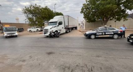 Accidente en el Parque Industrial de Ciudad Obregón deja lesionado a oficial municipal