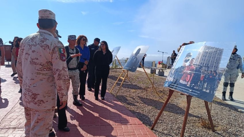 Sonora: Sedena monta exposición en Mirador de San Carlos, en Empalme