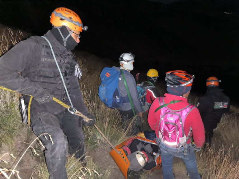 Rescate en el volcán Iztaccíhuatl