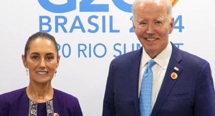 Sheinbaum aborda a Biden durante G20; le pide ser claro sobre la captura de 'El Mayo'