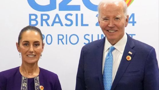 Sheinbaum aborda a Biden durante G20; le pide ser claro sobre la captura de 'El Mayo'