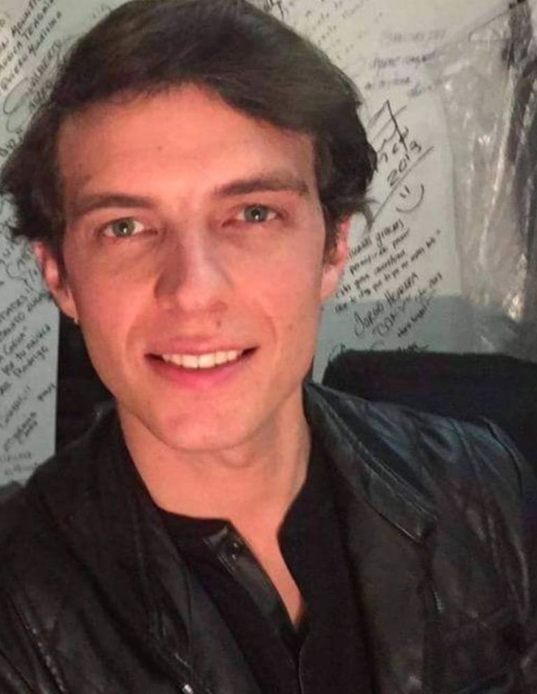 Camilo Blanes antes de que falleciera su padre